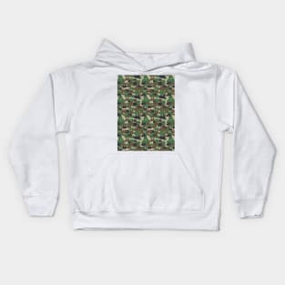 Frog camouflage Kids Hoodie